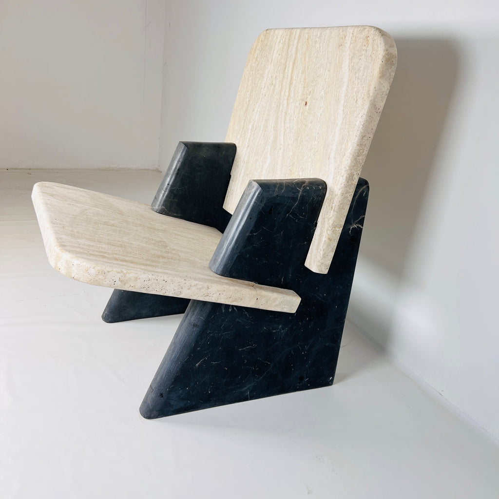 Travertine Throne Chair (CH011)