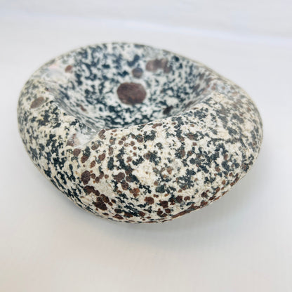 Black & White Spotted Ash Tray - Riverstone