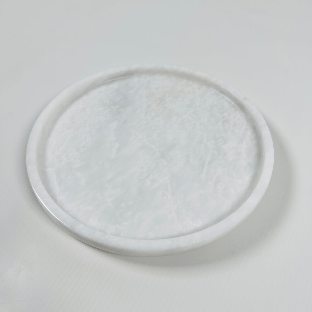 Light Grey Marble Plate