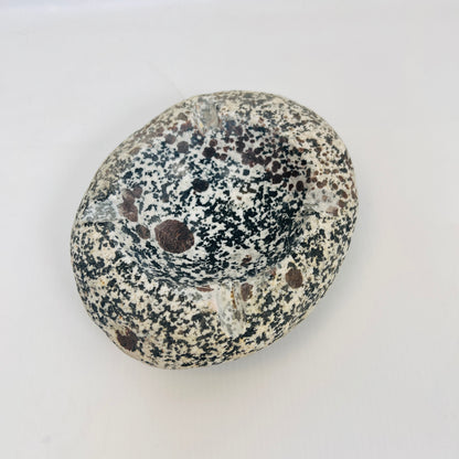 Black & White Spotted Ash Tray - Riverstone