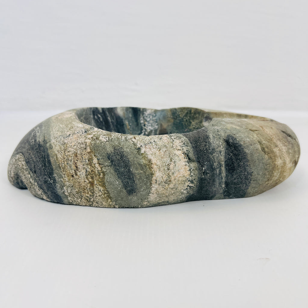 River Stone Tidal Waved Ash Tray