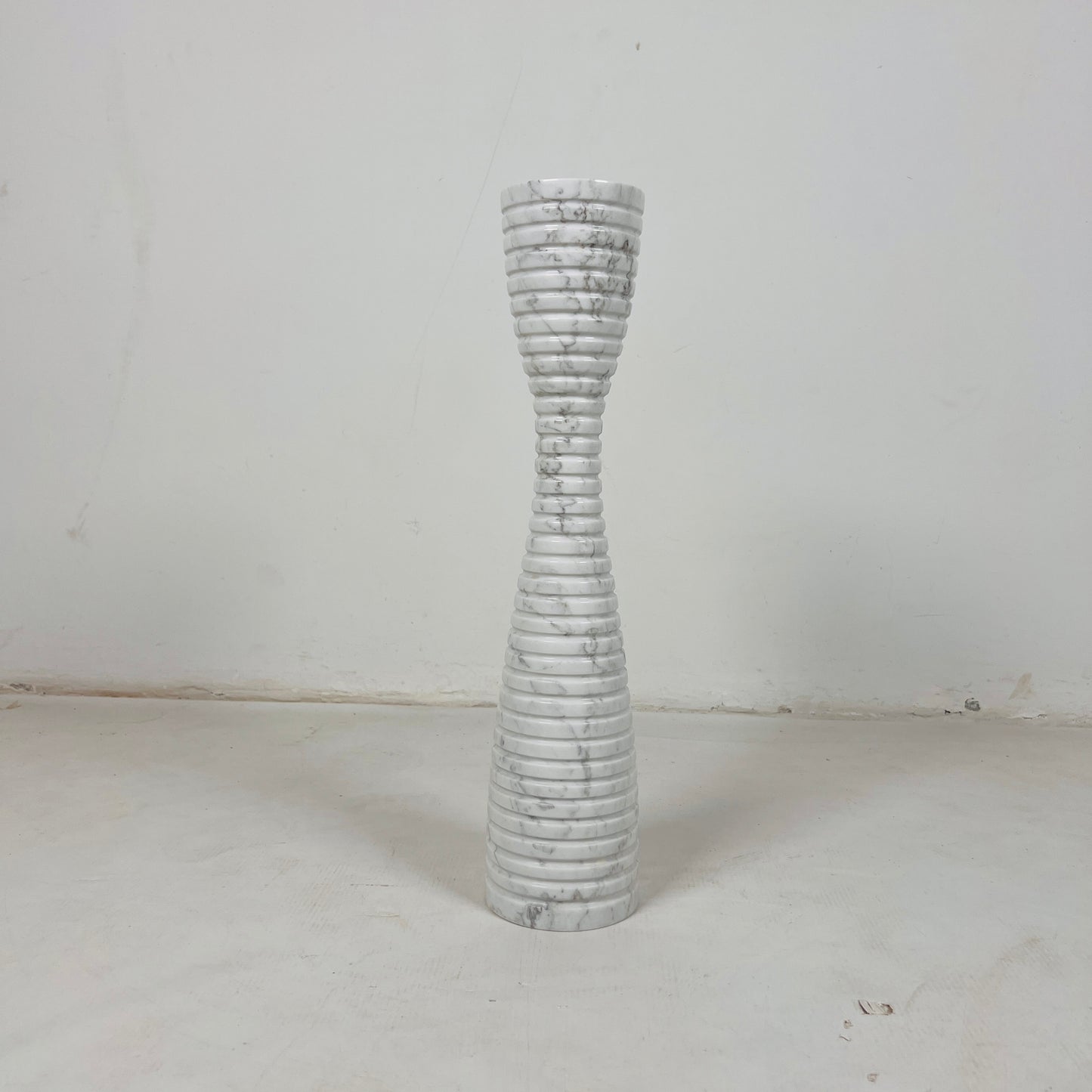 Corrugated Hourglass Candle Stand - Large