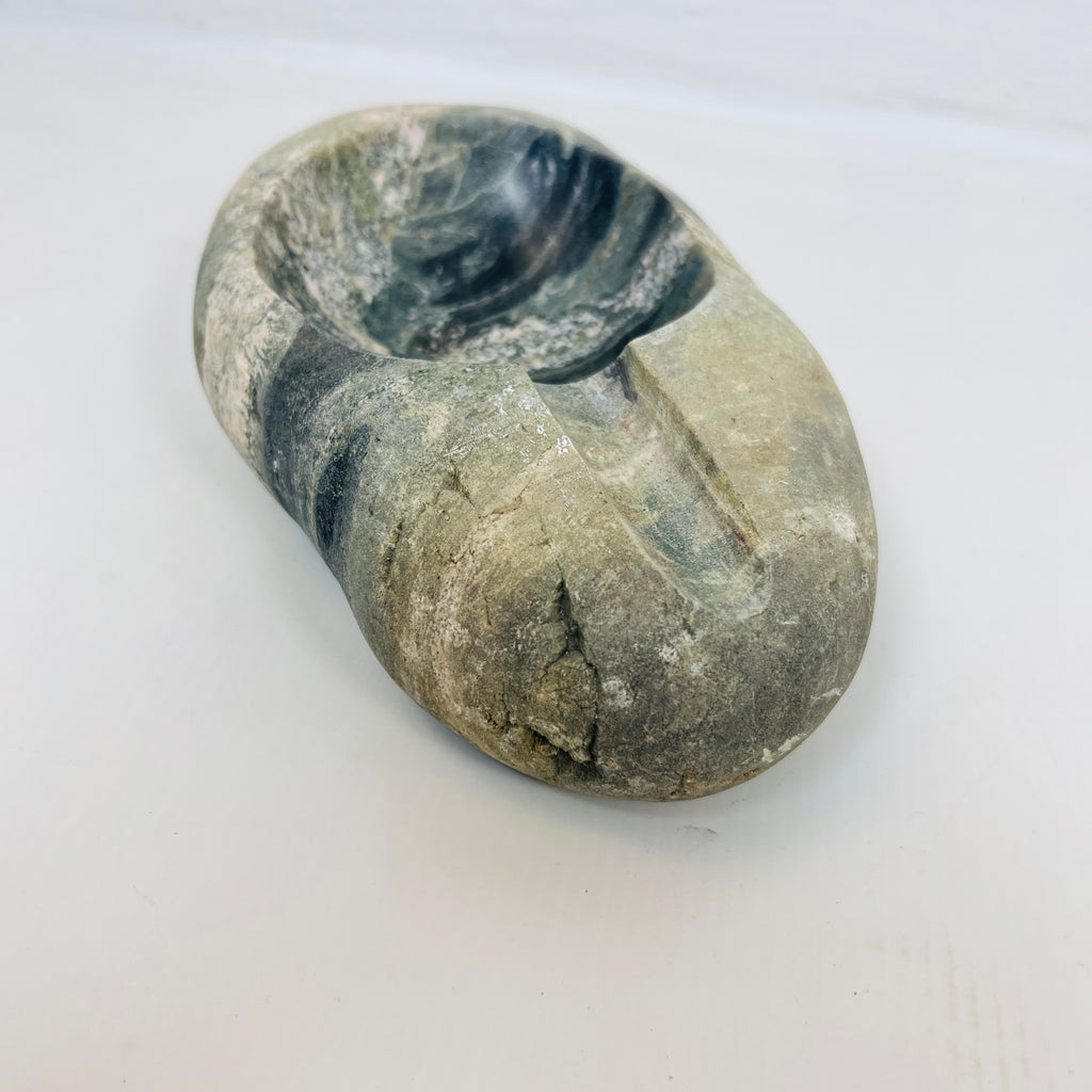 River Stone Tidal Waved Ash Tray