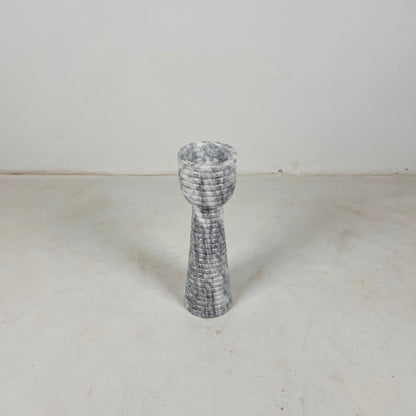 Striated Cup-Top Candle Stand - Small
