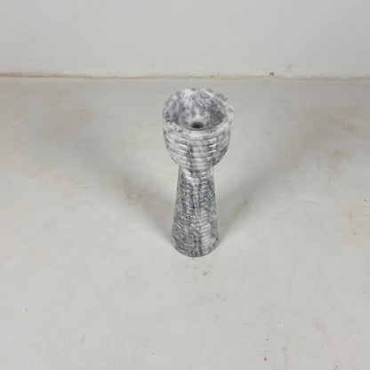 Striated Cup-Top Candle Stand - Small