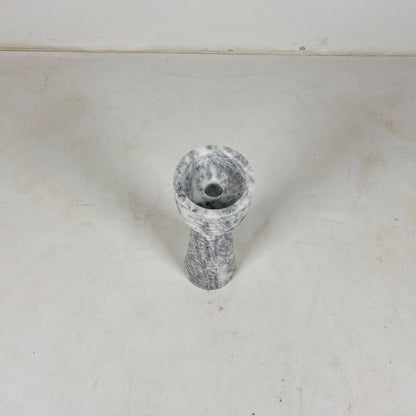 Striated Cup-Top Candle Stand - Small