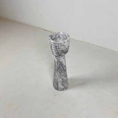 Striated Cup-Top Candle Stand - Small