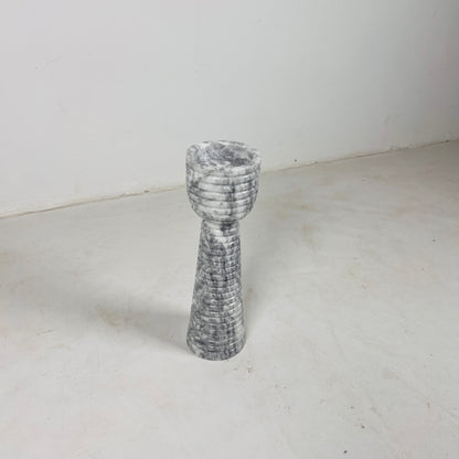 Striated Cup-Top Candle Stand - Small
