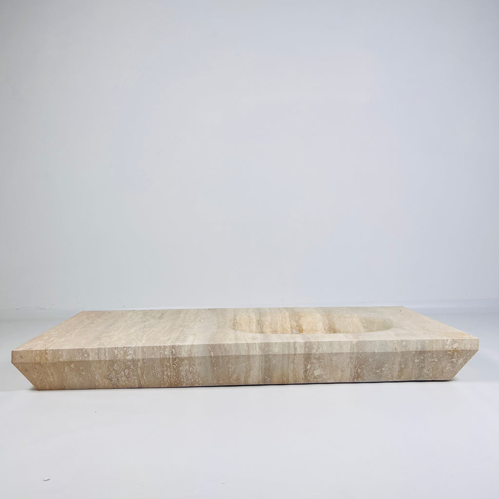 Rectilinea Travertine Sink