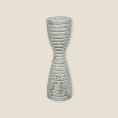 Corrugated Hourglass Candle Stand - Small