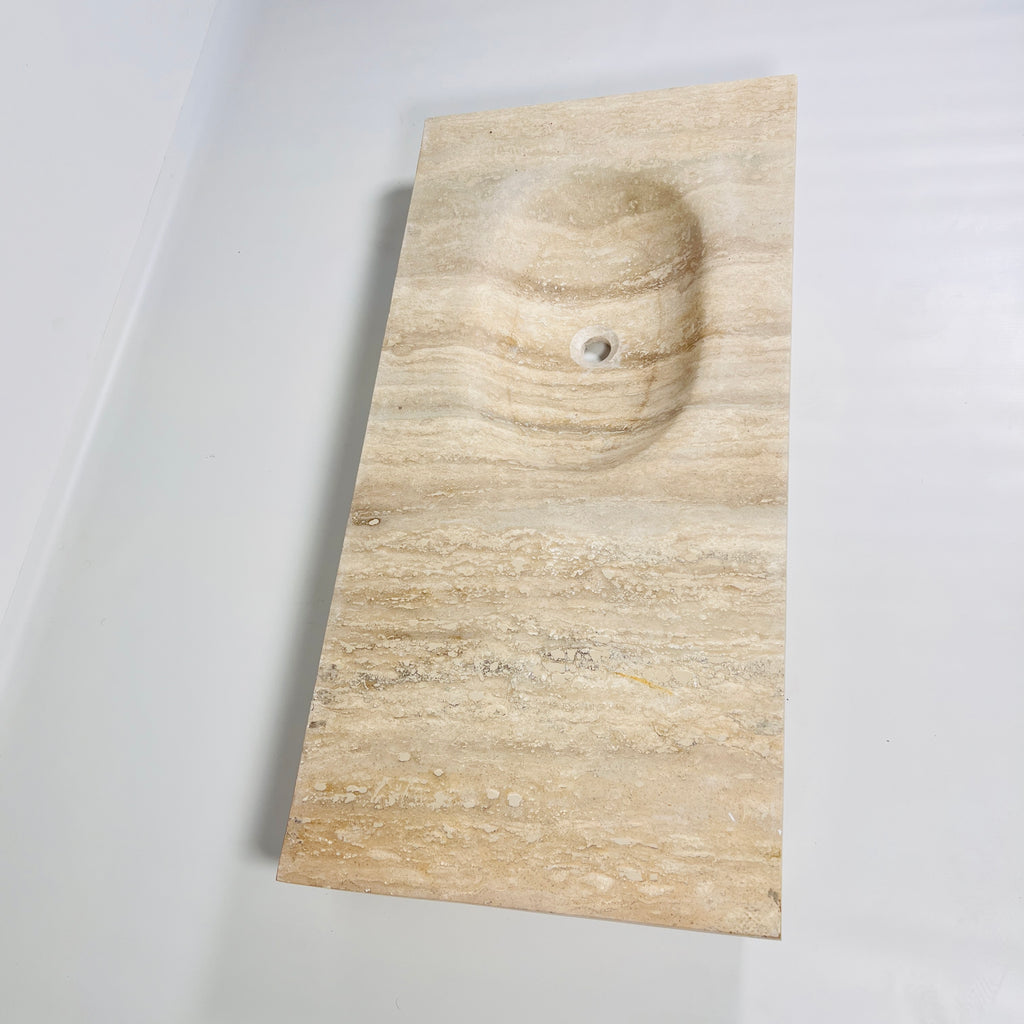 Rectilinea Travertine Sink