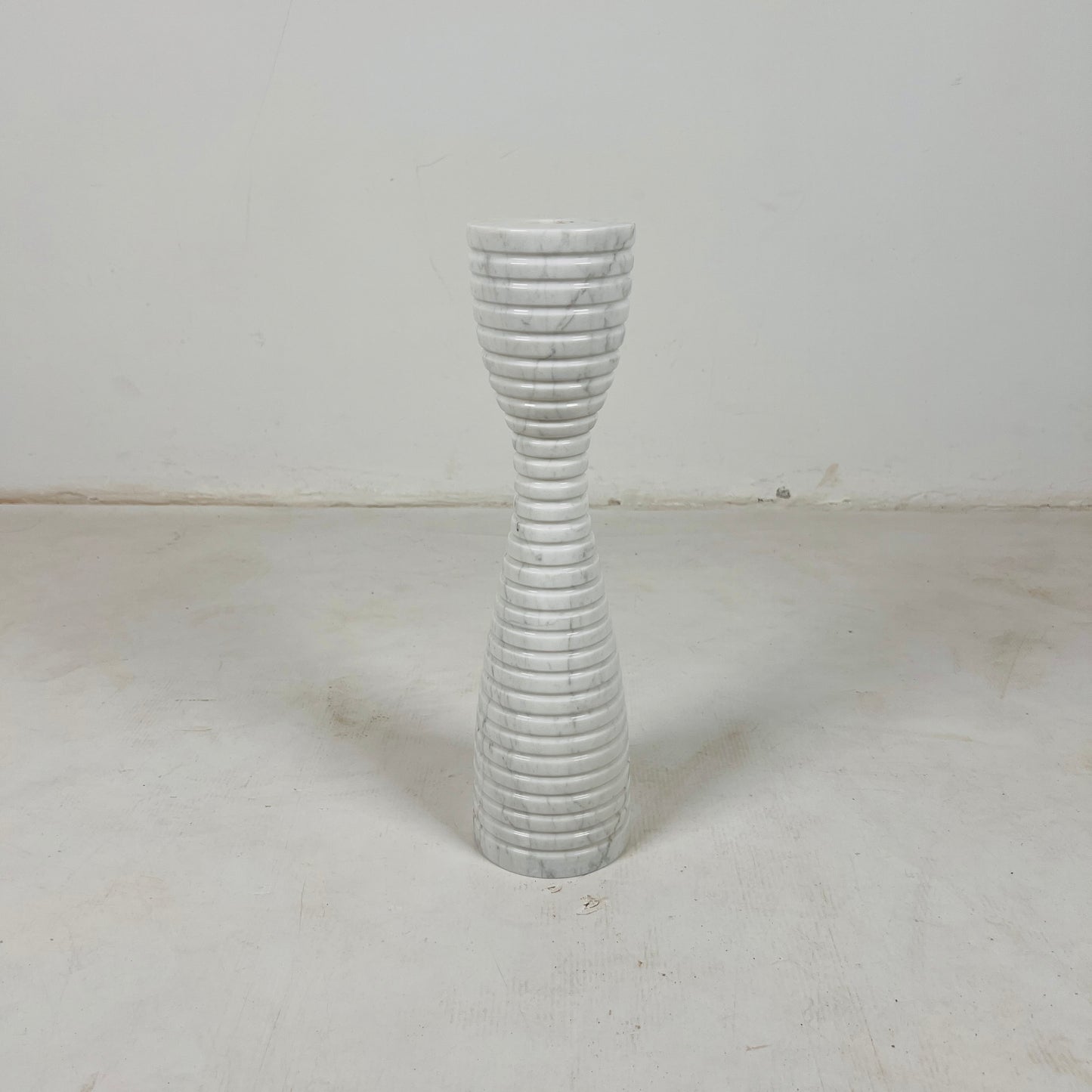 Corrugated Hourglass Candle Stand - Medium