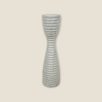 Corrugated Hourglass Candle Stand - Medium