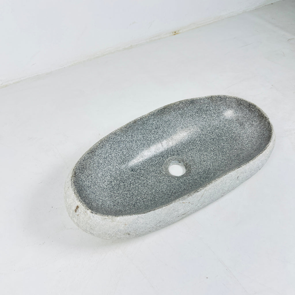 Grey Blotched Riverstone Sink