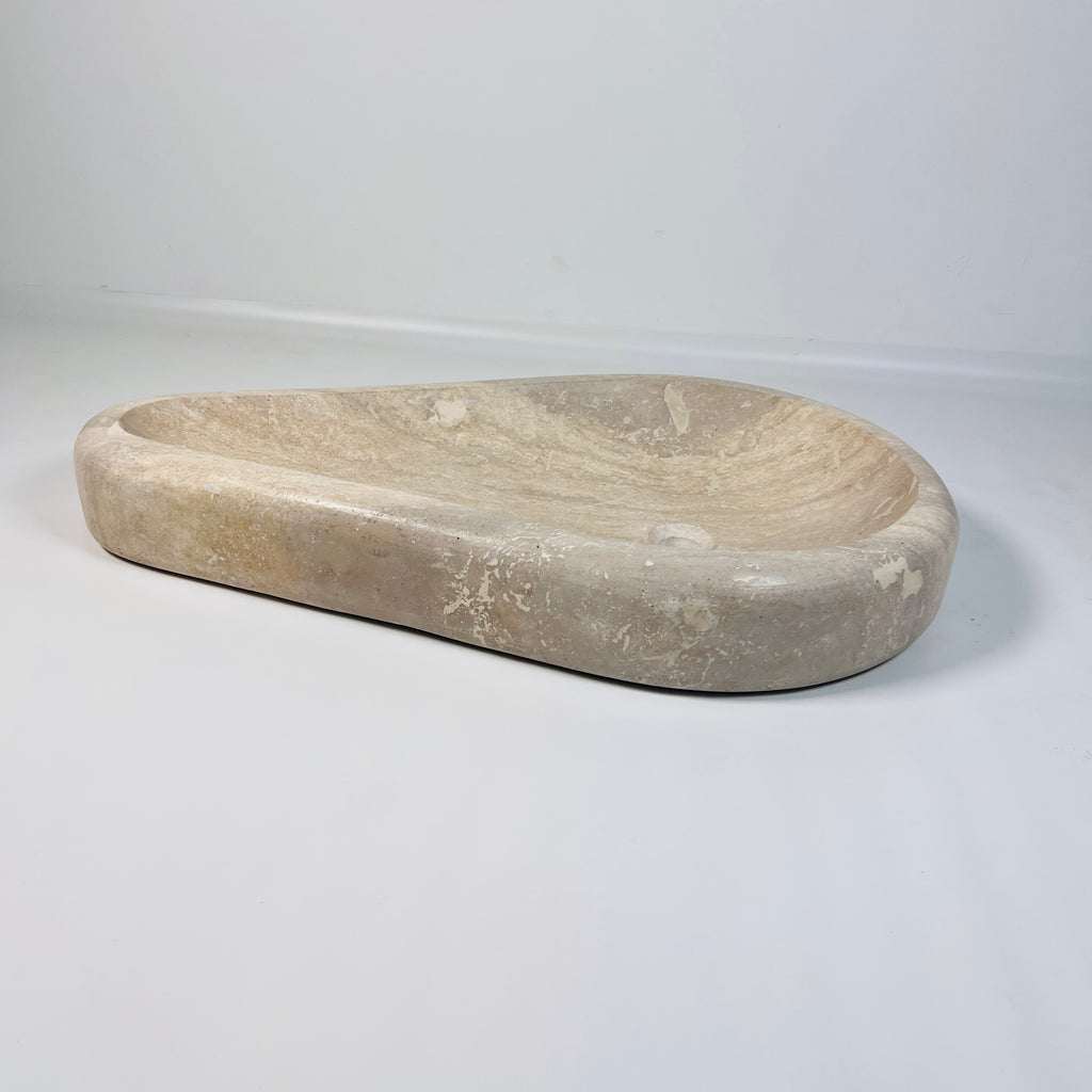 Droplet Oasis Travertine Sink