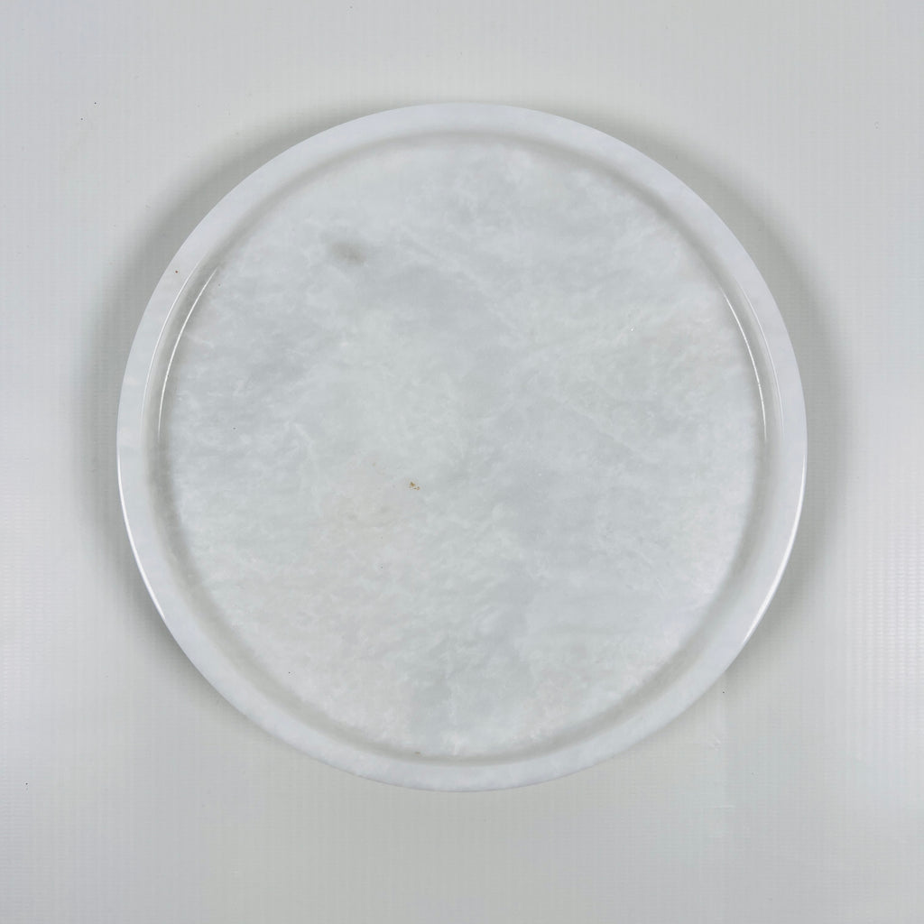 Light Grey Marble Plate