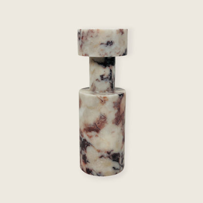 Stud Candle Stand - Red & White