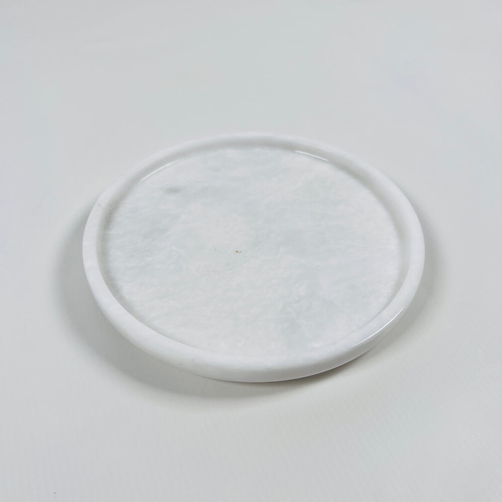 Light Grey Marble Plate