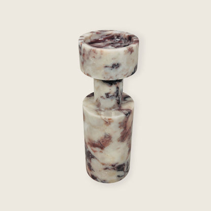Stud Candle Stand - Red & White