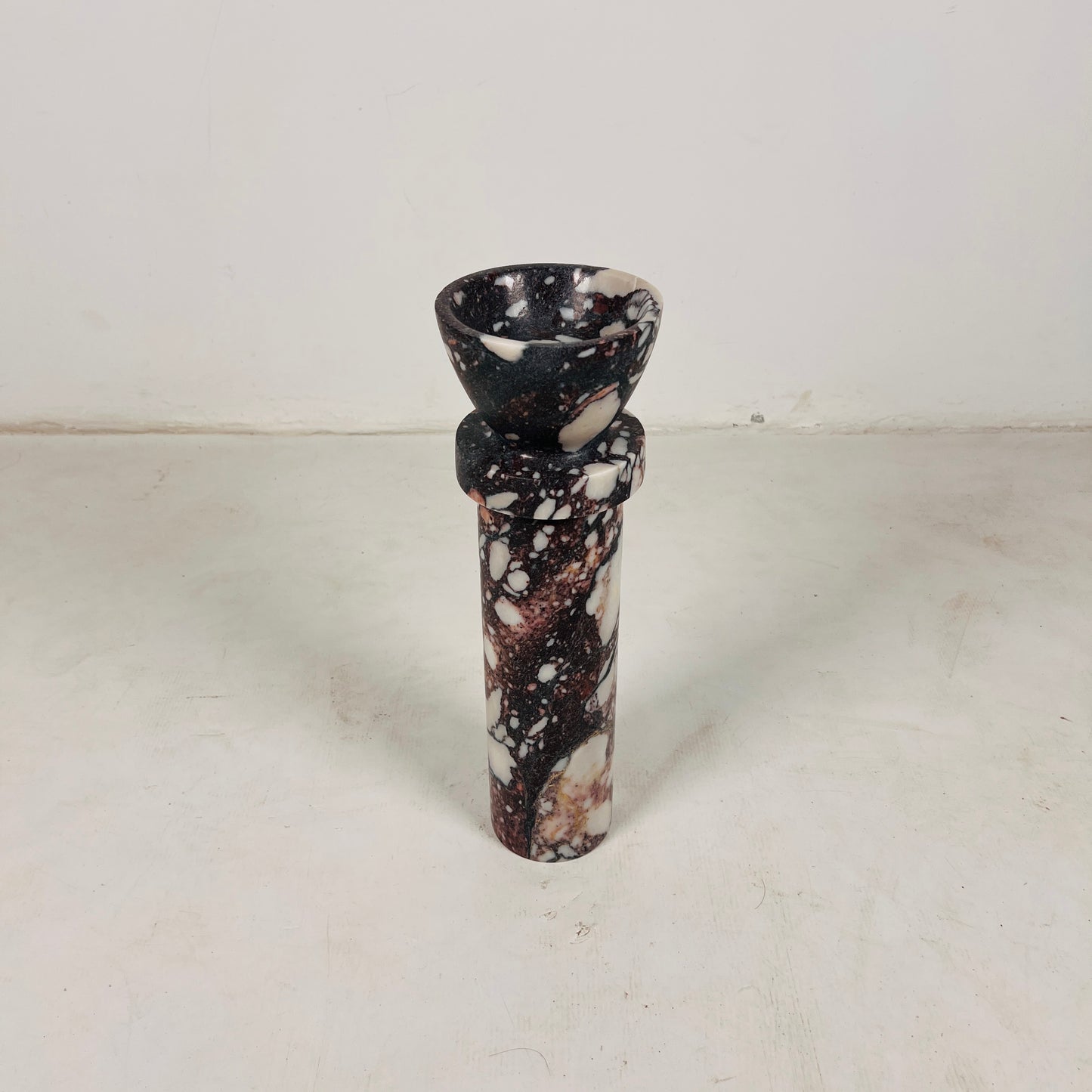 Torch Candle Stand - Red & White