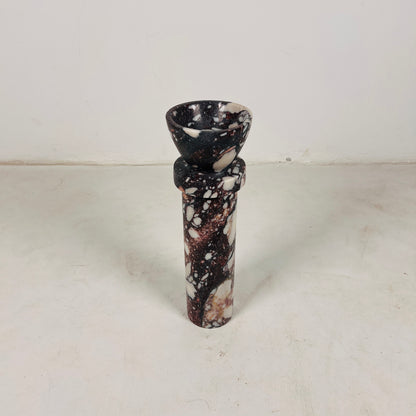 Torch Candle Stand - Red & White