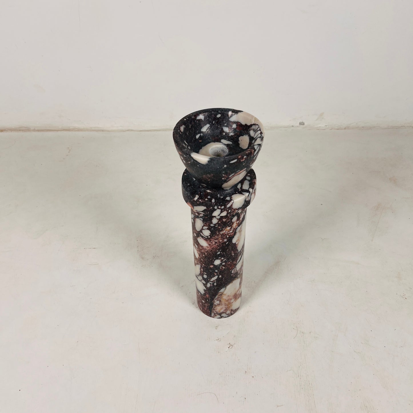 Torch Candle Stand - Red & White