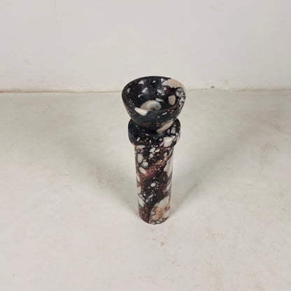 Torch Candle Stand - Red & White