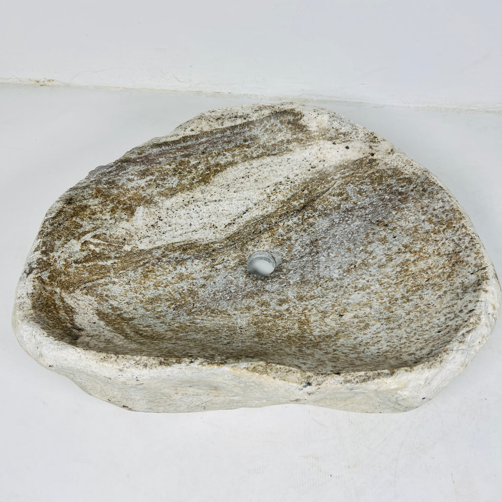 Brownish River Stone Sink