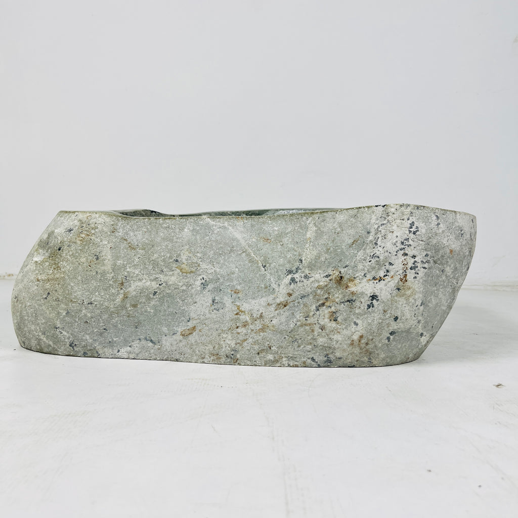 Green Speckeled River Stone Sink