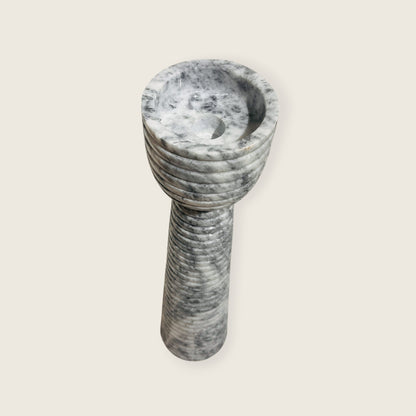 Striated Cup-Top Candle Stand - Medium
