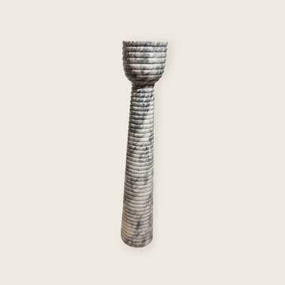Striated Cup-Top Candle Stand - Large