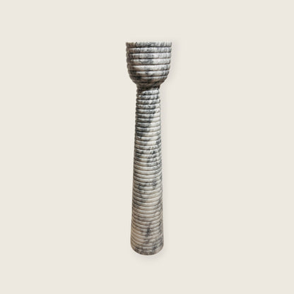 Striated Cup-Top Candle Stand - Large