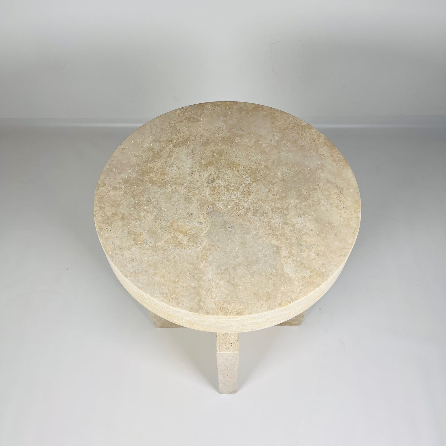 Mesa Marble Table - Travertine