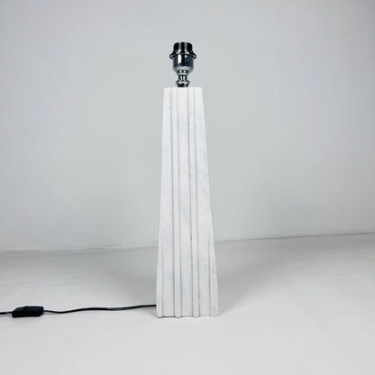 Ragged Table Lamp - Gray