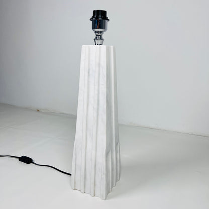 Ragged Table Lamp - Gray