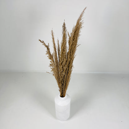 Cylindrical Vase - White