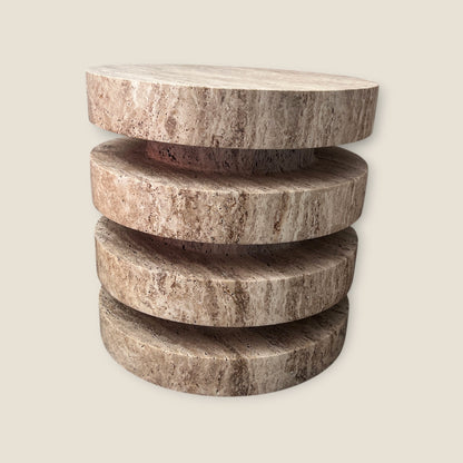 Layered Coffee Table - Travertine