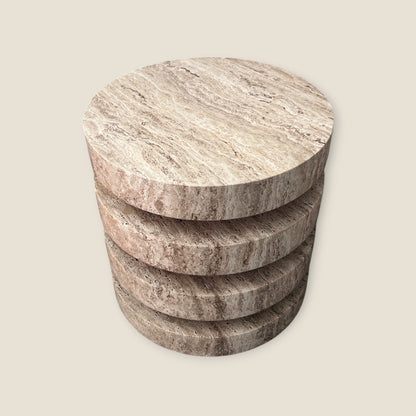 Layered Coffee Table - Travertine