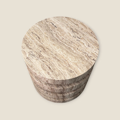 Layered Coffee Table - Travertine