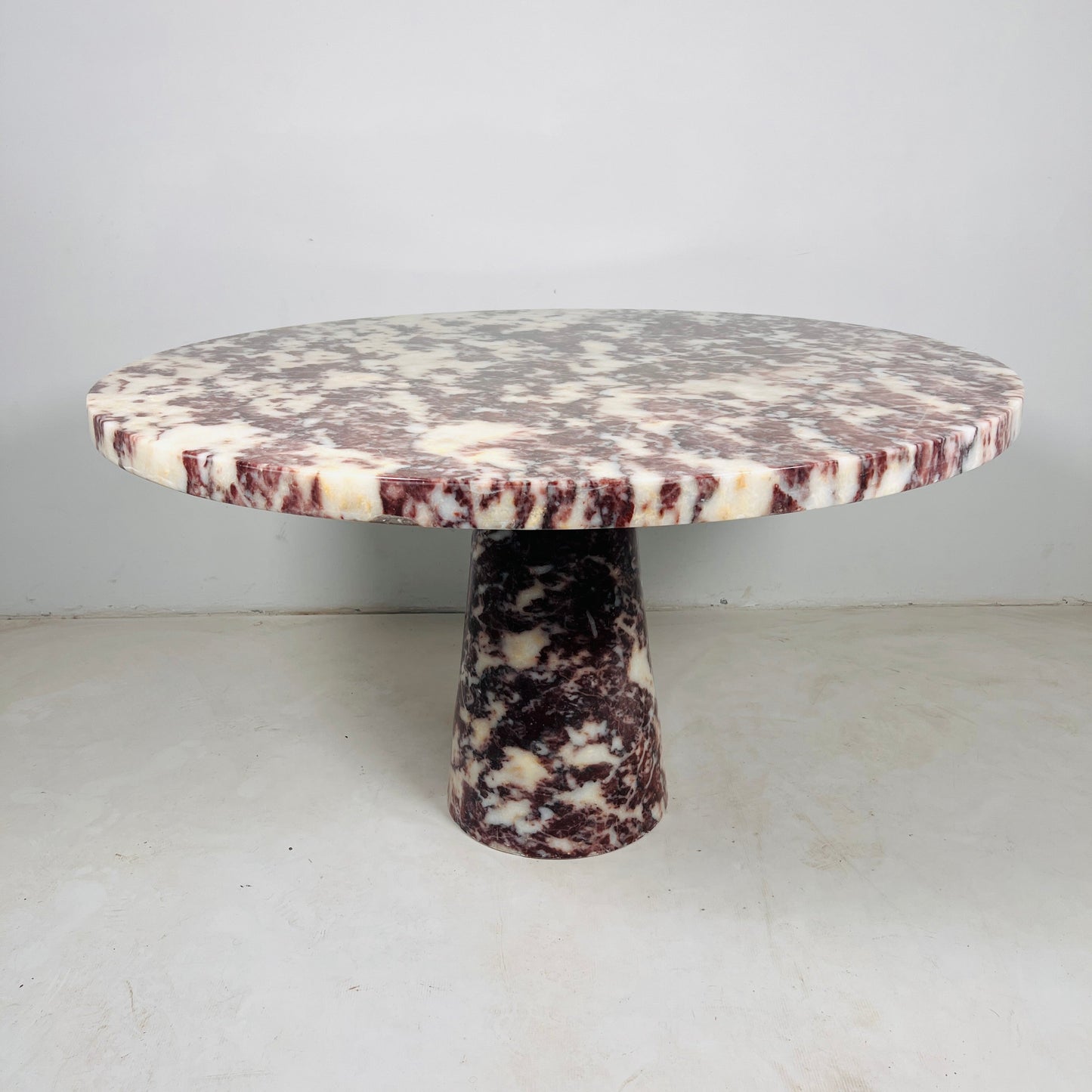Helix Marble Table - Red & White