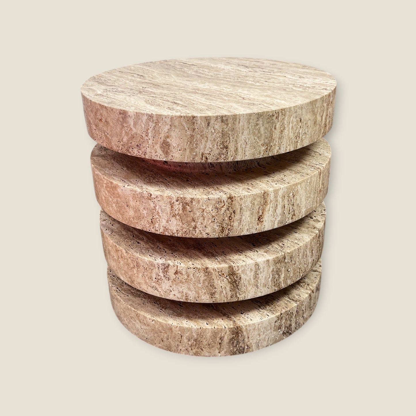 Layered Coffee Table - Travertine