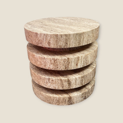 Layered Coffee Table - Travertine