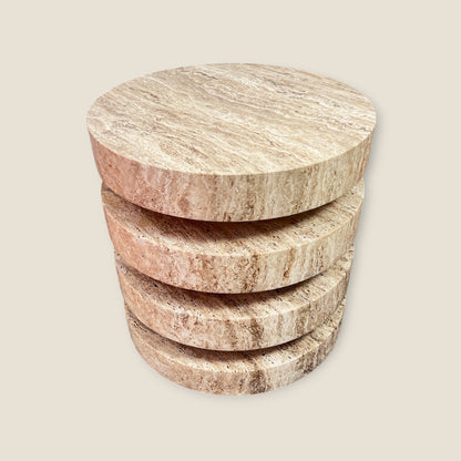 Layered Coffee Table - Travertine