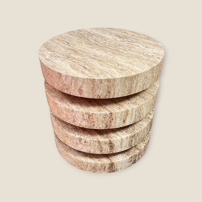 Layered Coffee Table - Travertine
