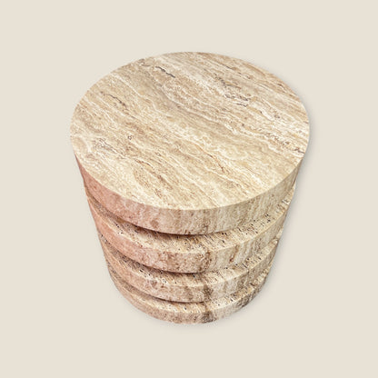 Layered Coffee Table - Travertine