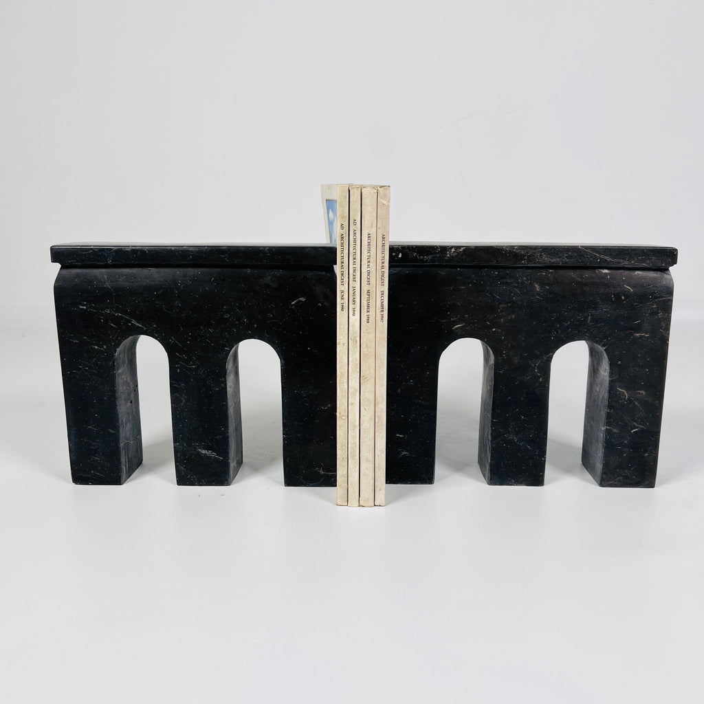 Taxila Stone Three Pillar Book End Pair