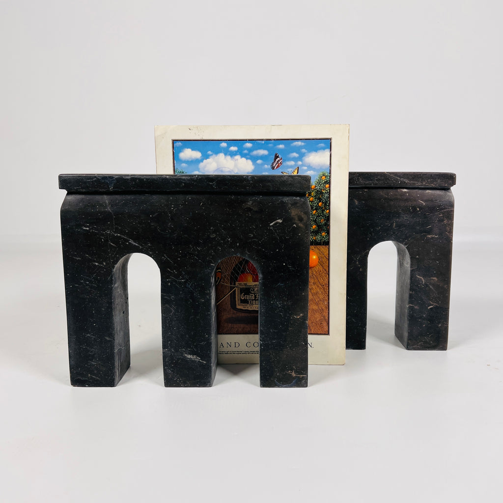 Taxila Stone Three Pillar Book End Pair