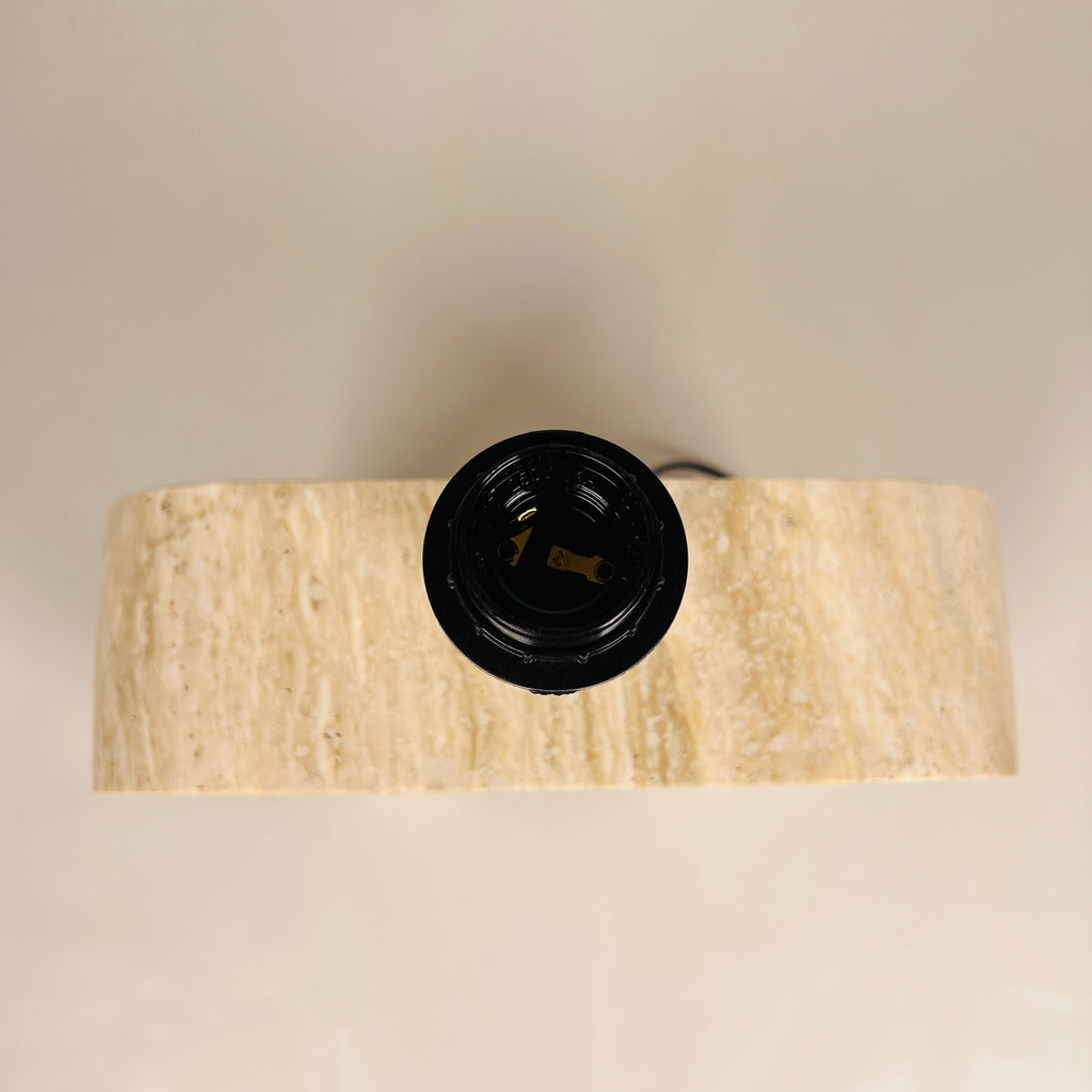 Elephant Travertine Table Lamp