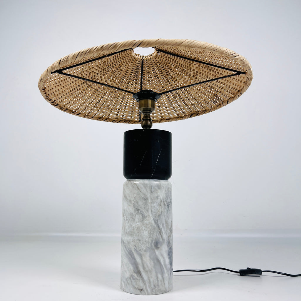 Dual Stone Zenith Table Lamp