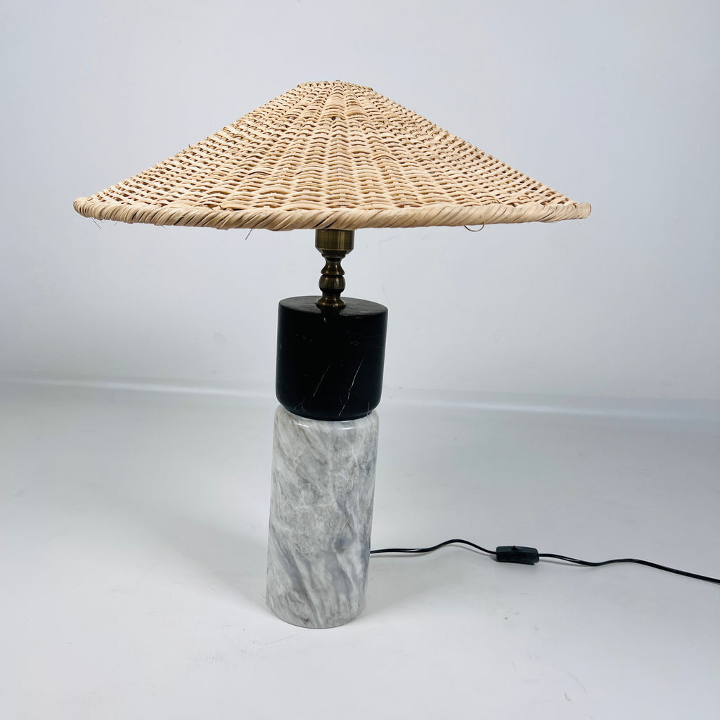 Dual Stone Zenith Table Lamp